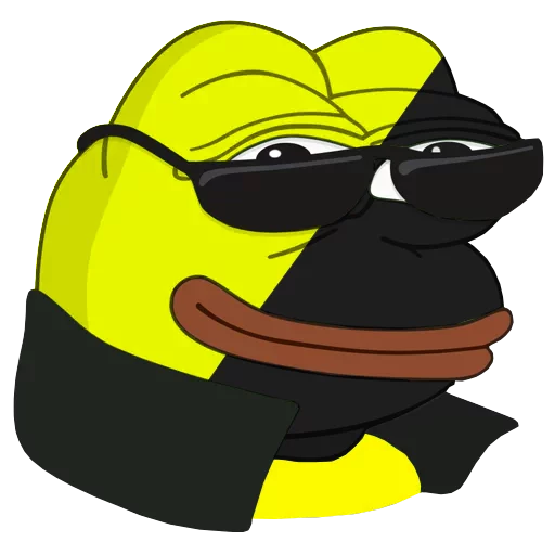 😎 Стикер «Pepe Ancap» для Telegram