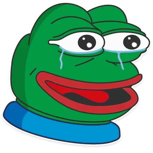 😭 Стикер «Pepe Art» для Telegram