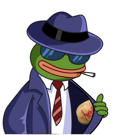 🥔 Стикер «? PEPE HIROON» для Telegram