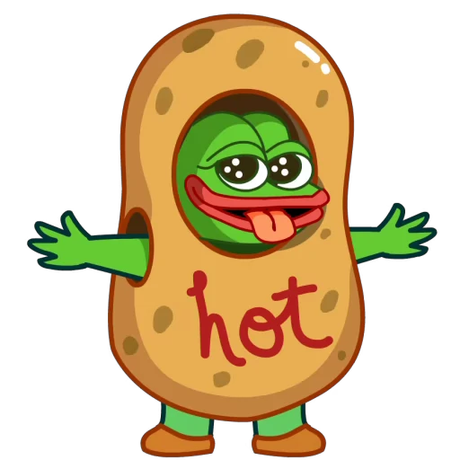 🥔 Стикер «? PEPE HIROON» для Telegram