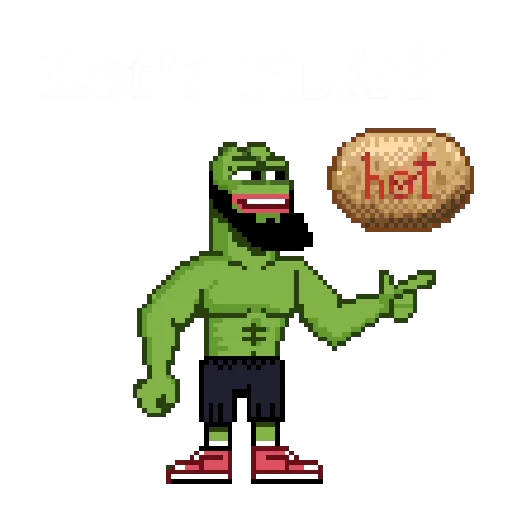 🥔 Стикер «? PEPE HIROON» для Telegram