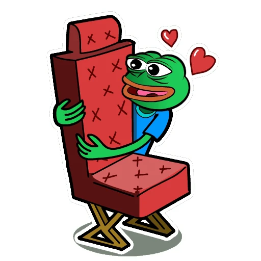 🪑 Стикер «? PEPE HIROON» для Telegram