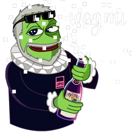 🐸 Стикер «? PEPE HIROON» для Telegram