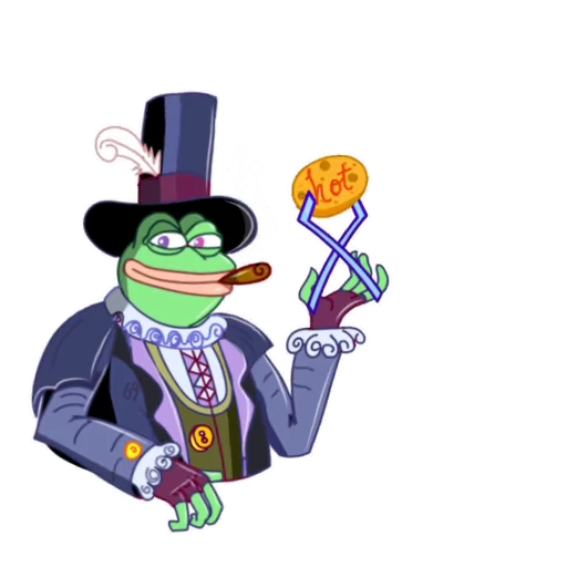 🥔 Стикер «? PEPE HIROON» для Telegram