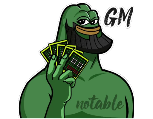 🐸 Стикер «? PEPE HIROON» для Telegram
