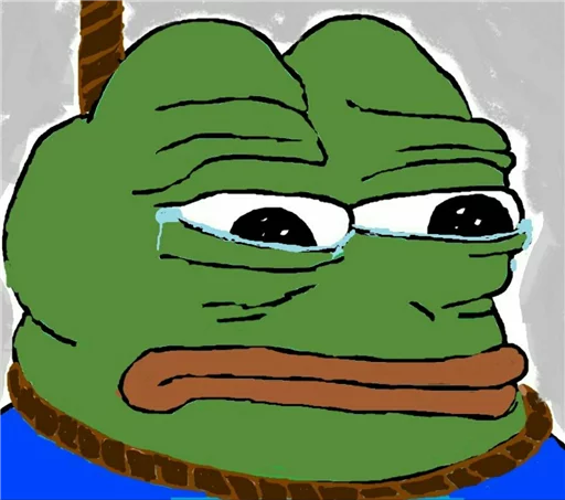 😭 Стикер «Pepe Crying?» для Telegram