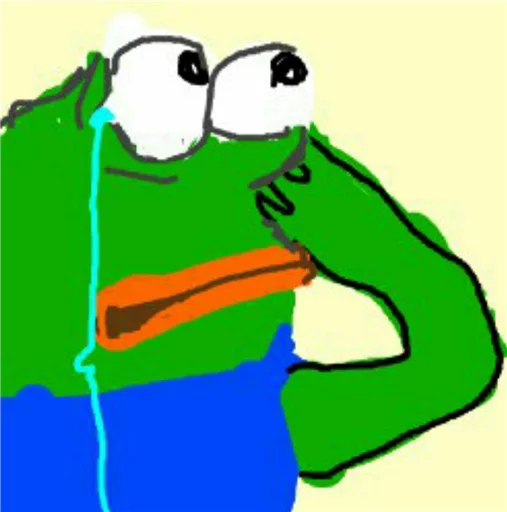 😭 Стикер «Pepe Crying?» для Telegram