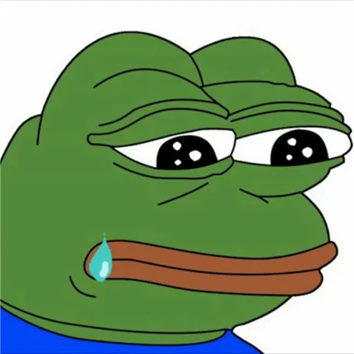 😭 Стикер «Pepe Crying?» для Telegram