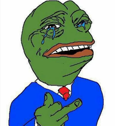 😭 Стикер «Pepe Crying?» для Telegram