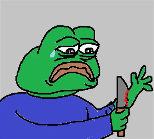 😭 Стикер «Pepe Crying?» для Telegram