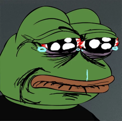 😭 Стикер «Pepe Crying?» для Telegram