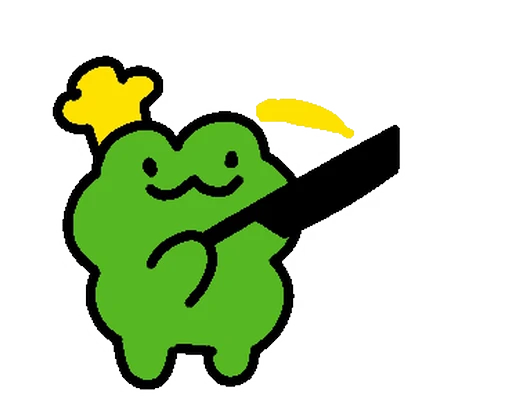 💚 Стикер «Pepe Cute Frog» для Telegram