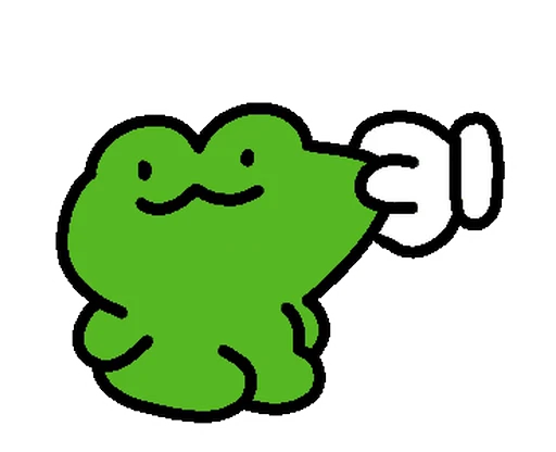 💚 Стикер «Pepe Cute Frog» для Telegram
