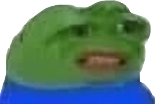 😬 Стикер «pepe и peepo - для важных разговоров (почему рот в говне?)» для Telegram
