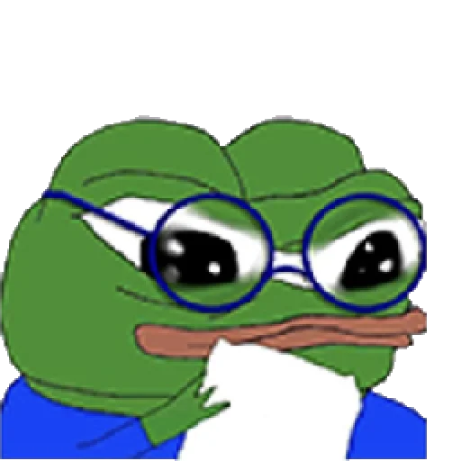 ✍️ Стикер «pepe и peepo - для важных разговоров (почему рот в говне?)» для Telegram