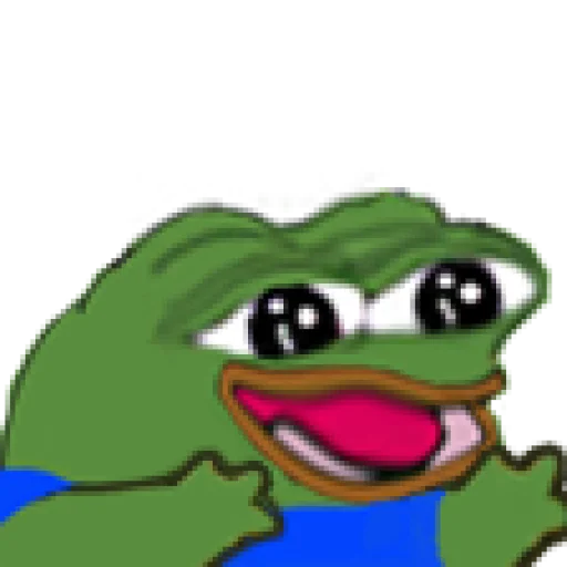🥰 Стикер «pepe и peepo - для важных разговоров (почему рот в говне?)» для Telegram