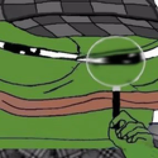 🧐 Стикер «pepe и peepo - для важных разговоров (почему рот в говне?)» для Telegram