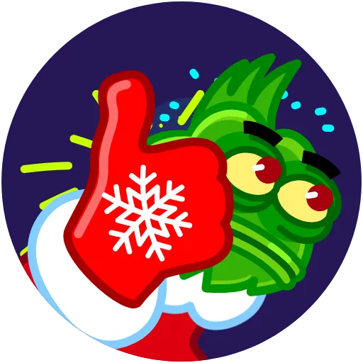 👍 Эмодзи «Pepe Grinch Emoji» для Telegram
