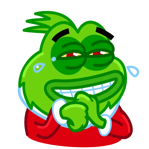 🤣 Эмодзи «Pepe Grinch Emoji» для Telegram