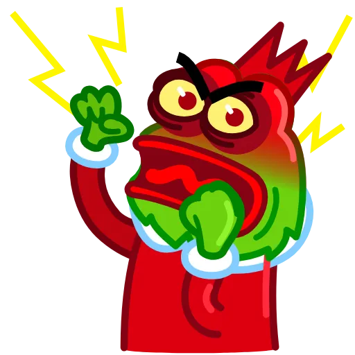 😡 Эмодзи «Pepe Grinch Emoji» для Telegram