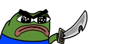 😠 Стикер «Pepe» для Telegram