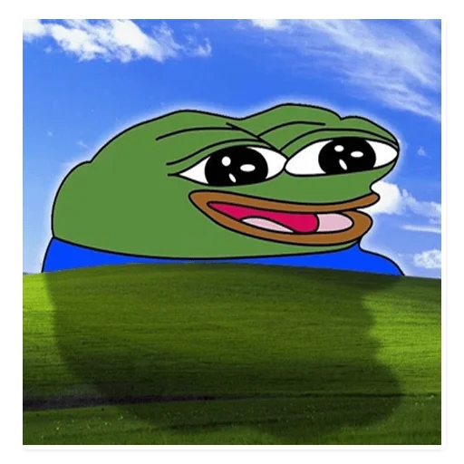 🏞 Стикер «PEPE MEGA» для Telegram