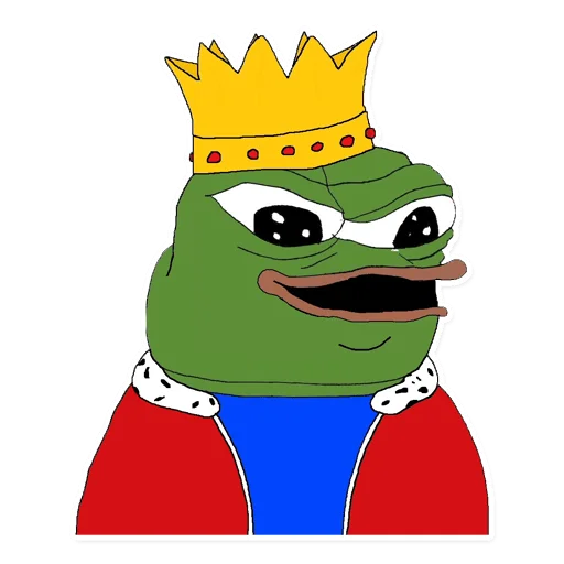 👑 Стикер «PEPE MEGA» для Telegram