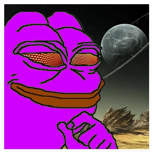 👽 Стикер «PEPE MEGA» для Telegram