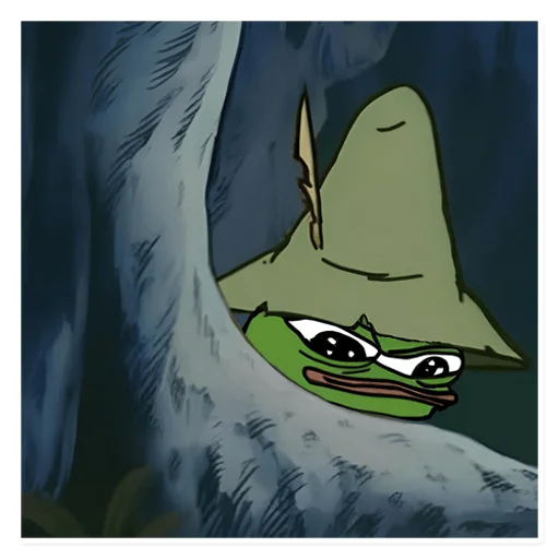 🌲 Стикер «PEPE MEGA» для Telegram