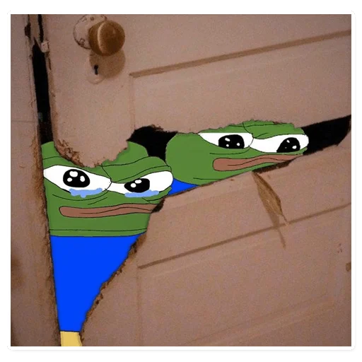 🚪 Стикер «PEPE MEGA» для Telegram