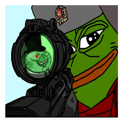☠️ Стикер «PEPE MEGA» для Telegram