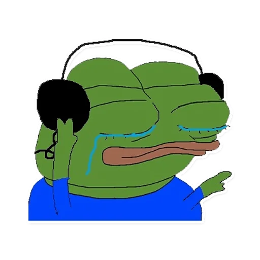 🎧 Стикер «PEPE MEGA» для Telegram