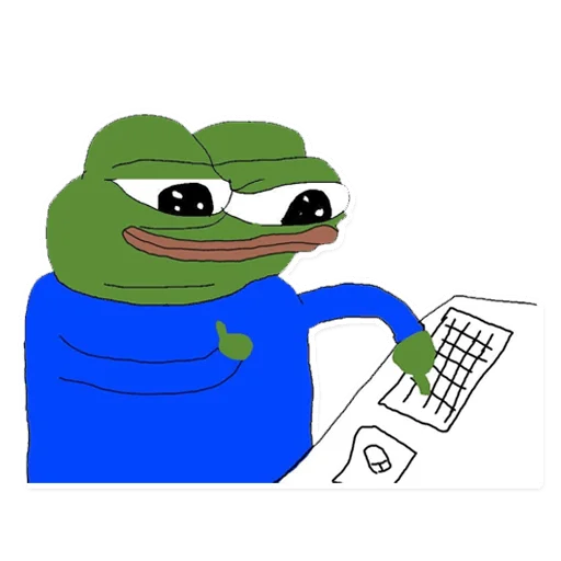 ⌨️ Стикер «PEPE MEGA» для Telegram