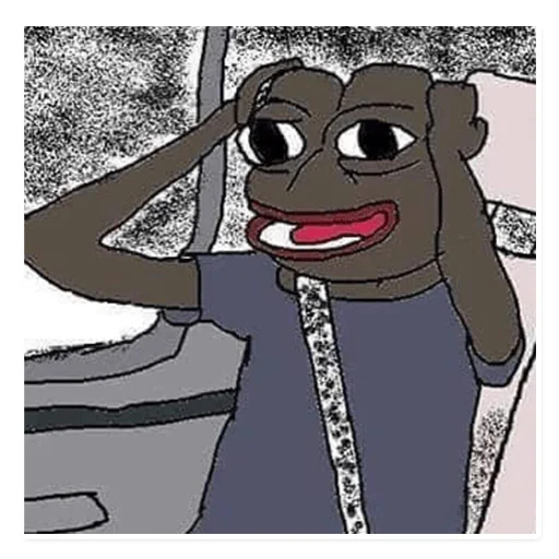 🚗 Стикер «PEPE MEGA» для Telegram
