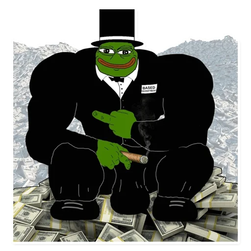 💰 Стикер «PEPE MEGA» для Telegram