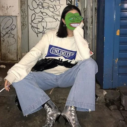 🥳 Стикер «Pepe Mood» для Telegram