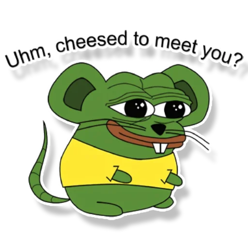 👋 Стикер «Pepe Mouse» для Telegram