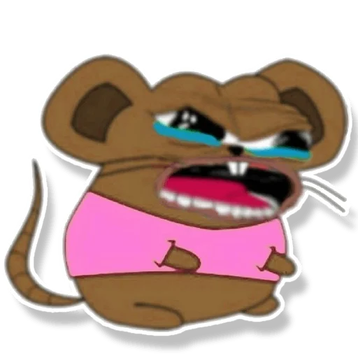 😭 Стикер «Pepe Mouse» для Telegram