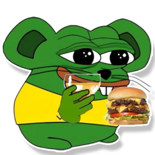 🍻 Стикер «Pepe Mouse» для Telegram