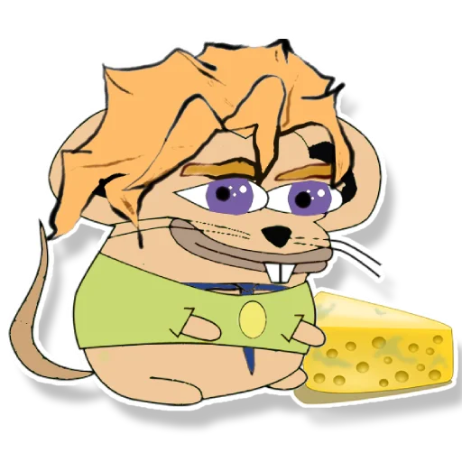 😀 Стикер «Pepe Mouse» для Telegram