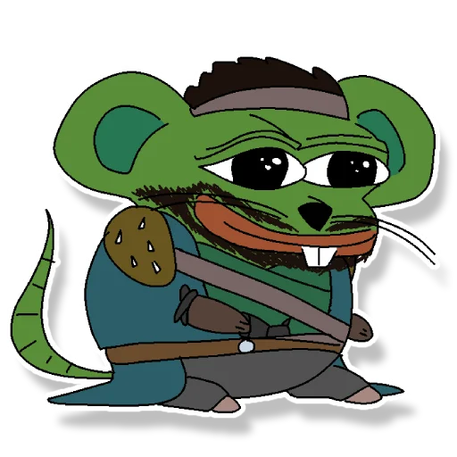 😀 Стикер «Pepe Mouse» для Telegram