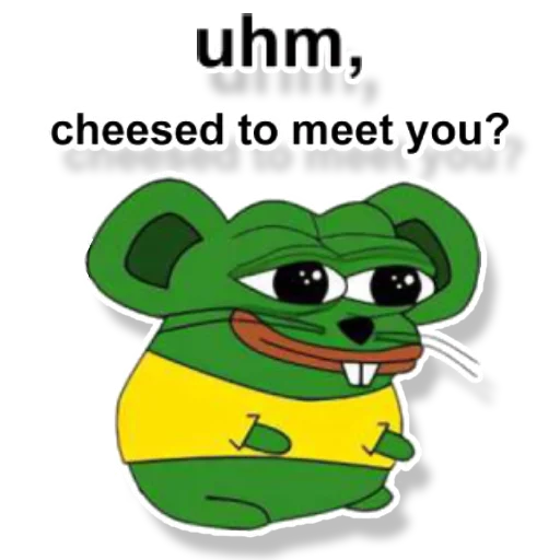 👋 Стикер «Pepe Mouse» для Telegram