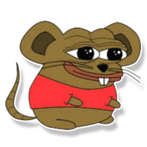 😀 Стикер «Pepe Mouse» для Telegram