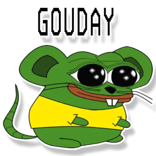 👋 Стикер «Pepe Mouse» для Telegram