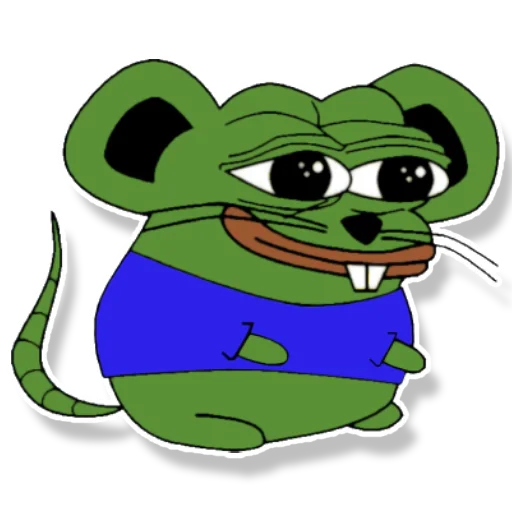 Стикерпак Pepe Mouse для Telegram
