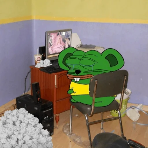 😰 Стикер «Pepe Mouse» для Telegram