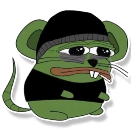 😢 Стикер «Pepe Mouse» для Telegram