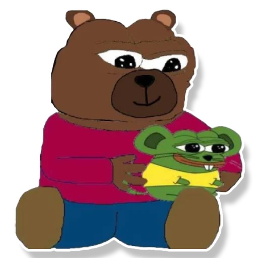 🐻 Стикер «Pepe Mouse» для Telegram