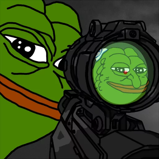 😏 Стикер «PEPE MUSTA» для Telegram