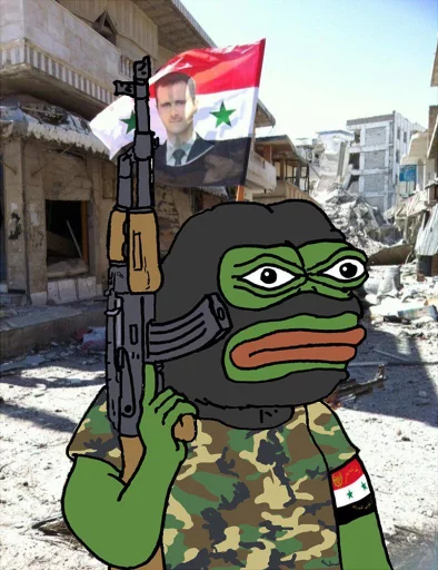 🔫 Стикер «PEPE MUSTA» для Telegram